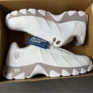 K-Swiss Chunky White Sneakers